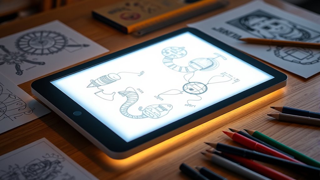 top led tracing light boxes