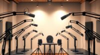 top microphone boom arms