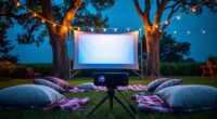 top outdoor movie projectors