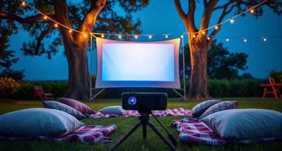 top outdoor movie projectors