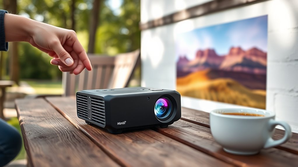 top portable battery projectors