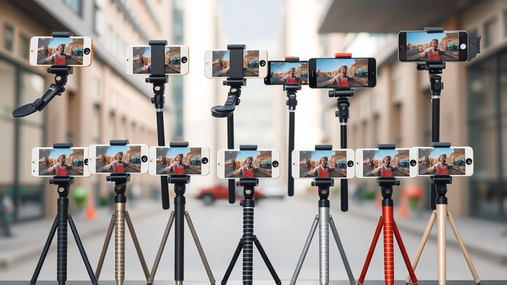 top selfie stick tripods