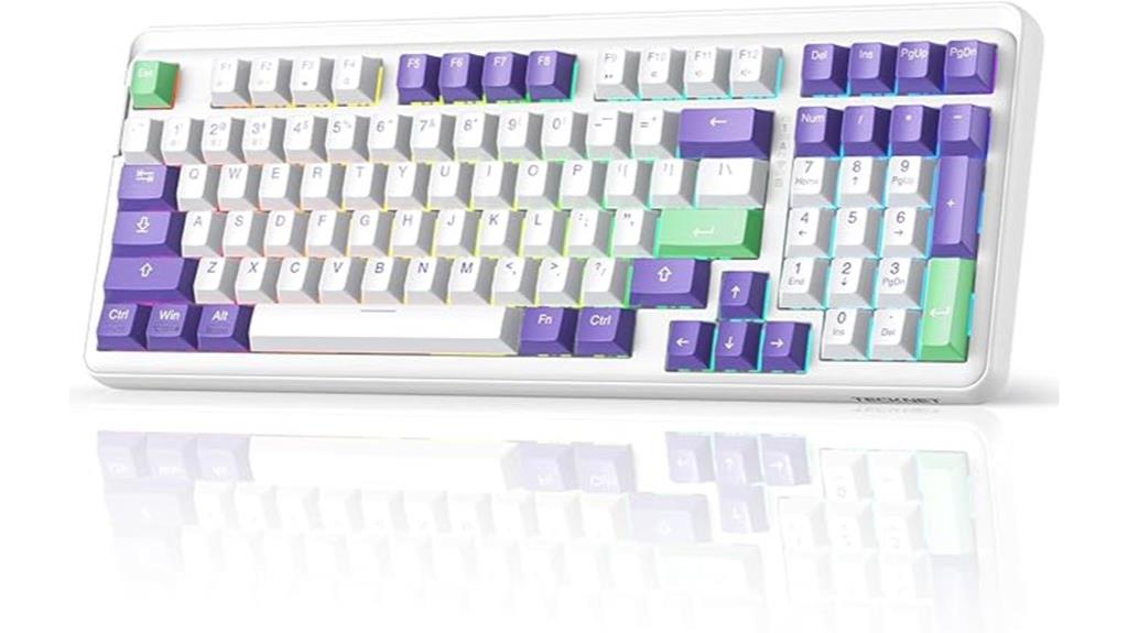 tri mode rgb mechanical keyboard