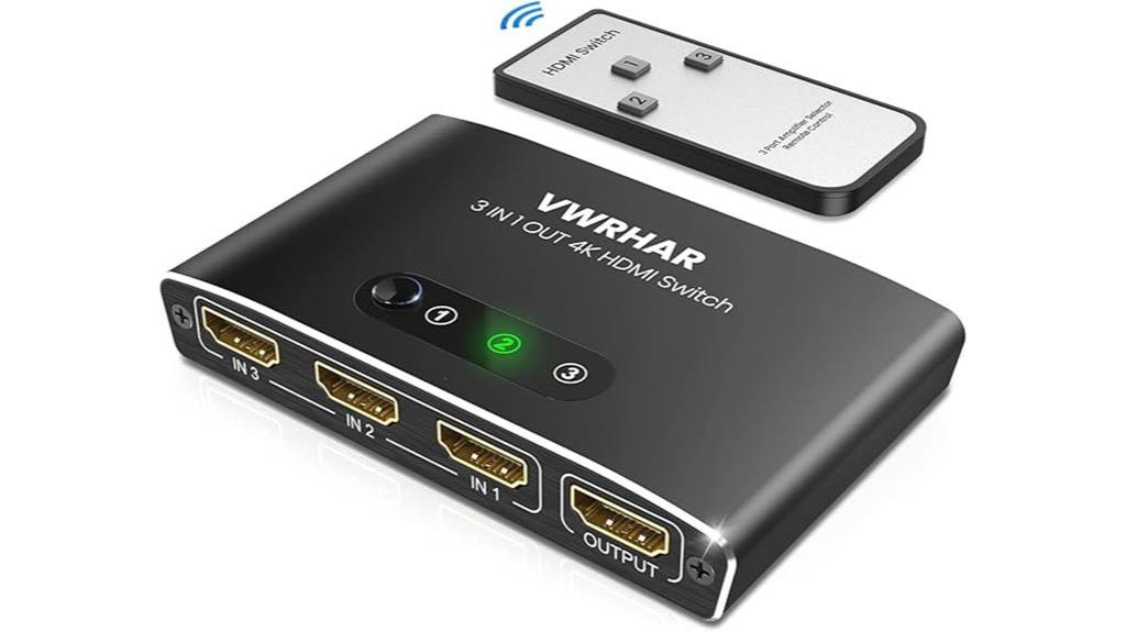 triple hdmi 4k switch