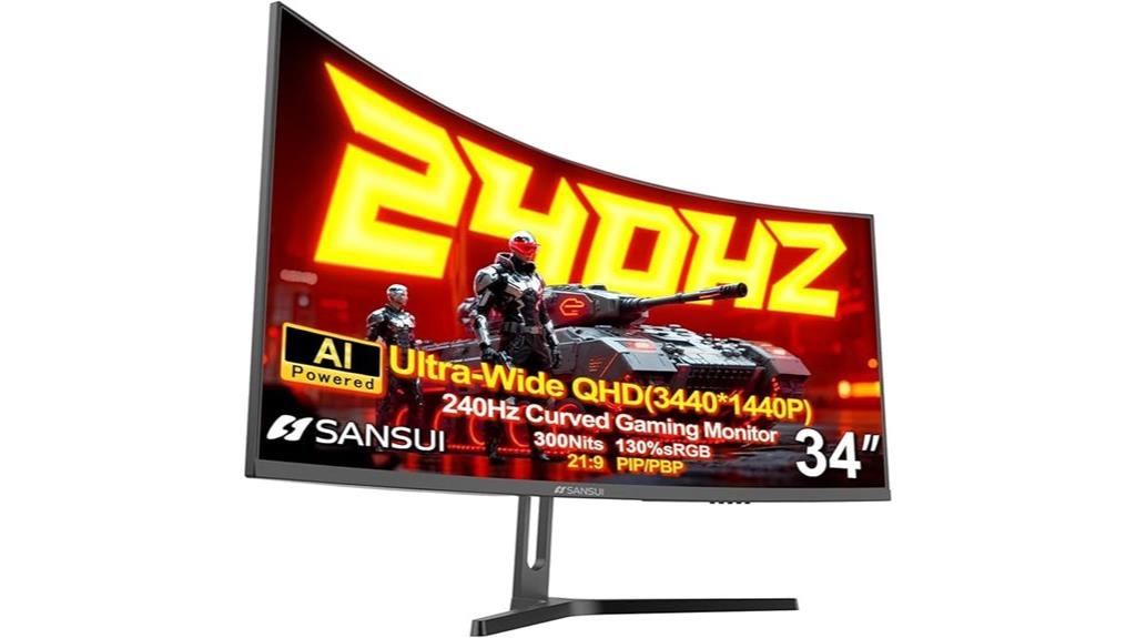 ultrawide gaming monitor features