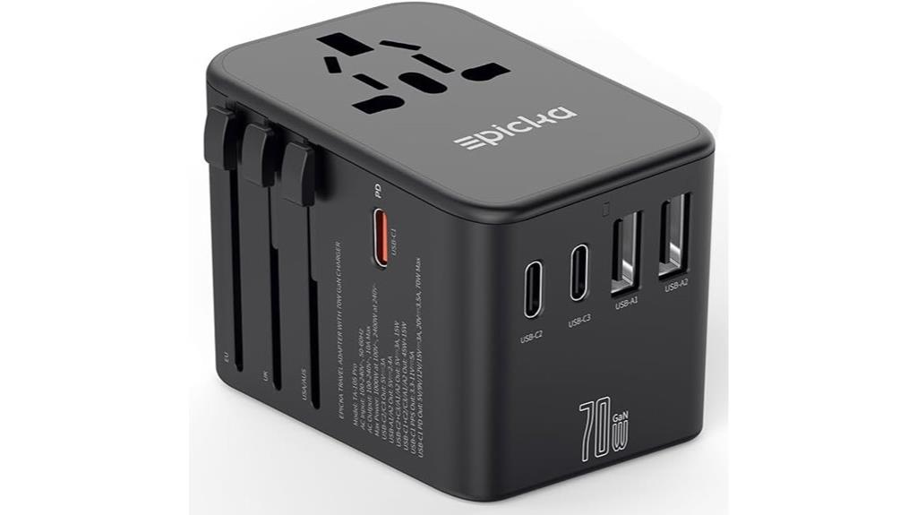 universal adapter with multiple ports
