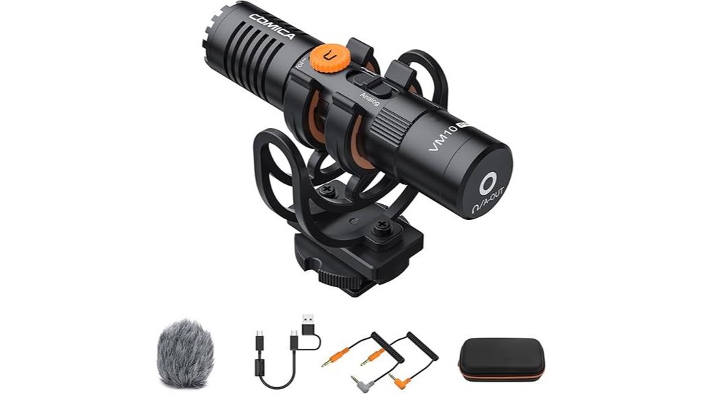 universal smartphone shotgun microphone