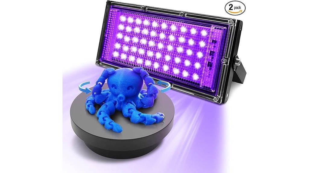 uv resin curing turntable