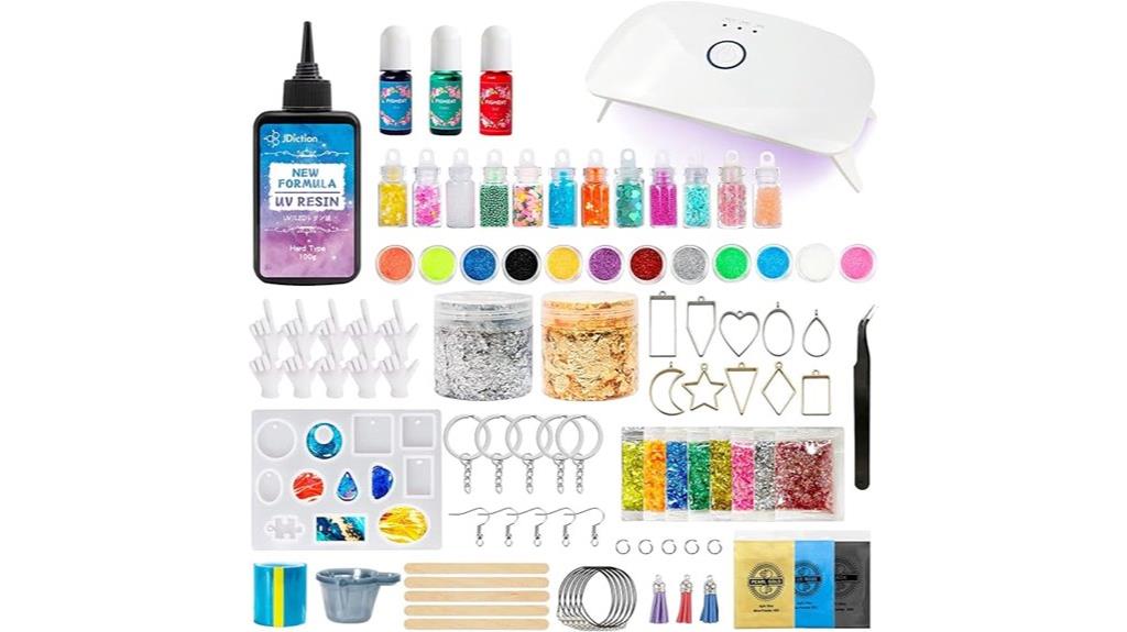 uv resin jewelry kit