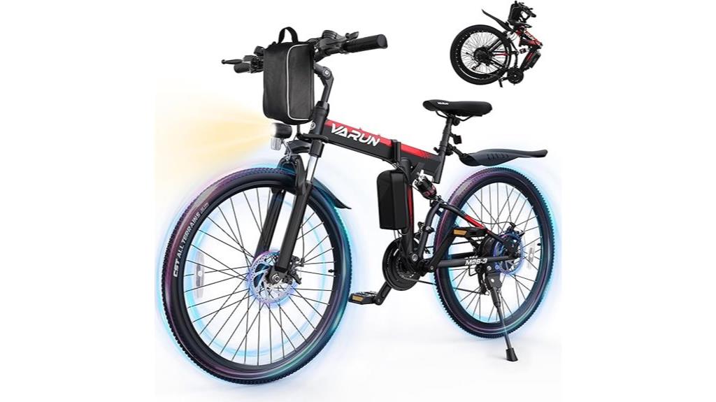 varun folding electric bike