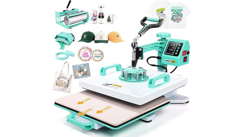 versatile 15x15 heat press