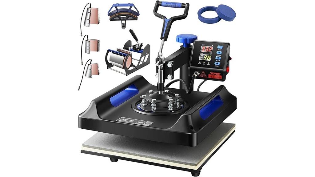 versatile 15x15 heat press
