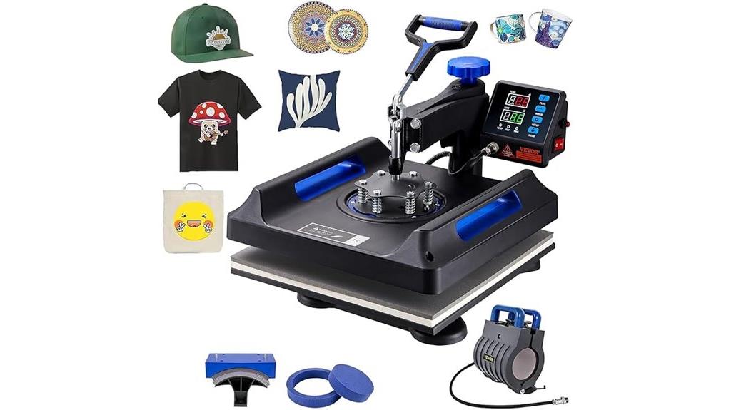 versatile large size heat press