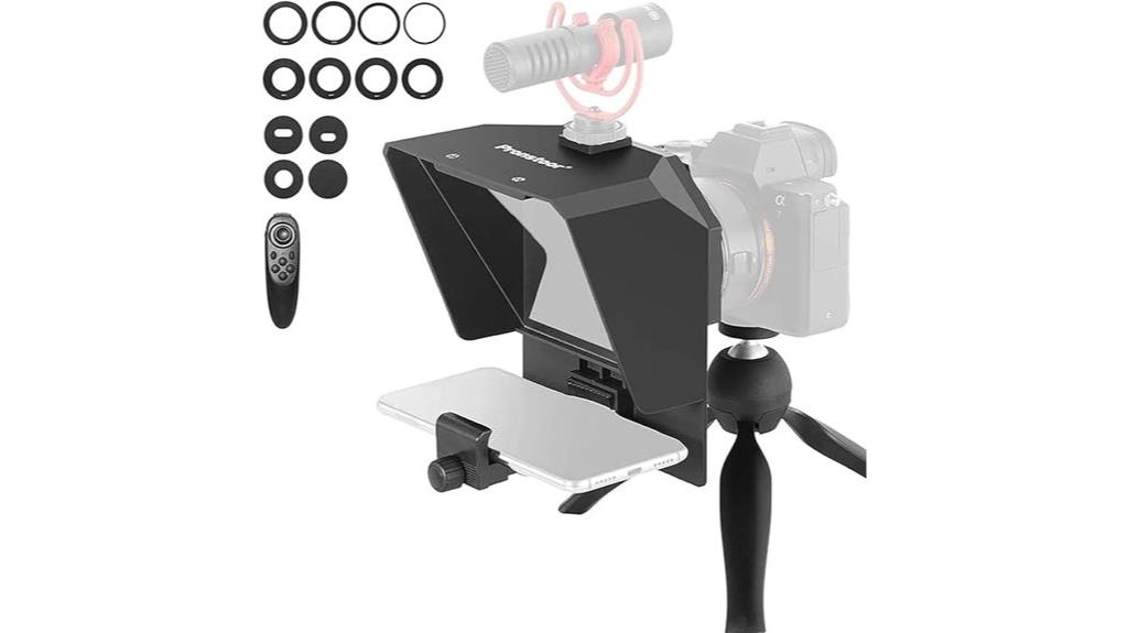 versatile smartphone dslr teleprompter