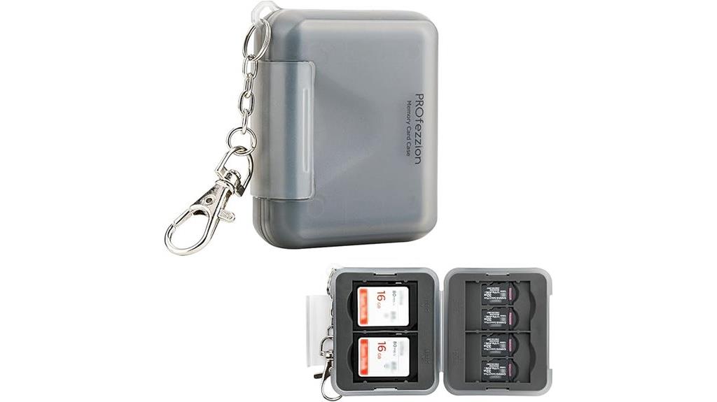 water resistant 12 slot sd card case
