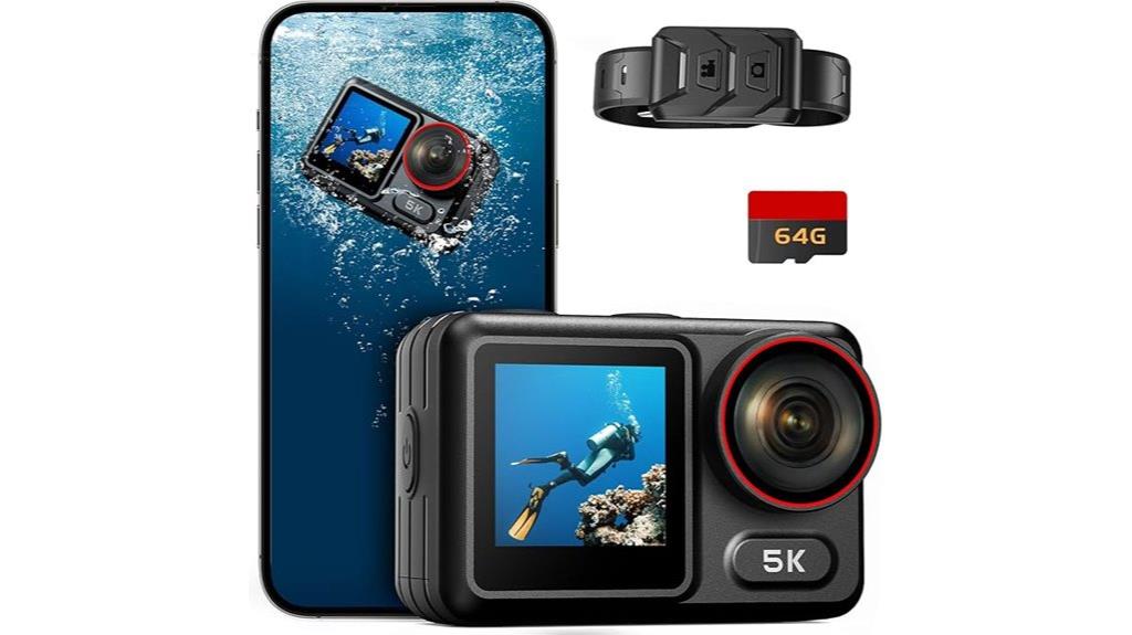 waterproof 5k action camera