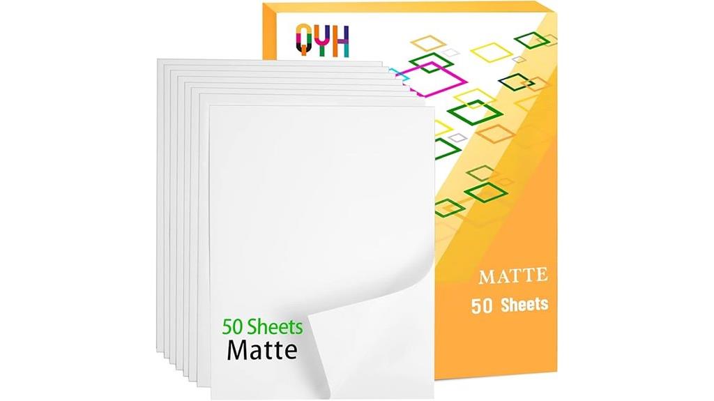 waterproof matte vinyl