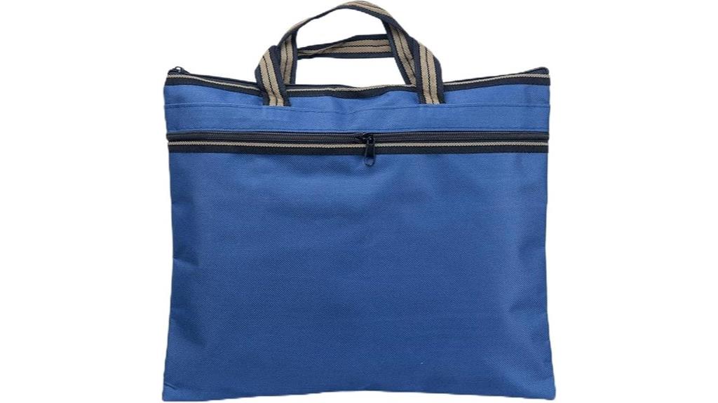 waterproof zippered business tote
