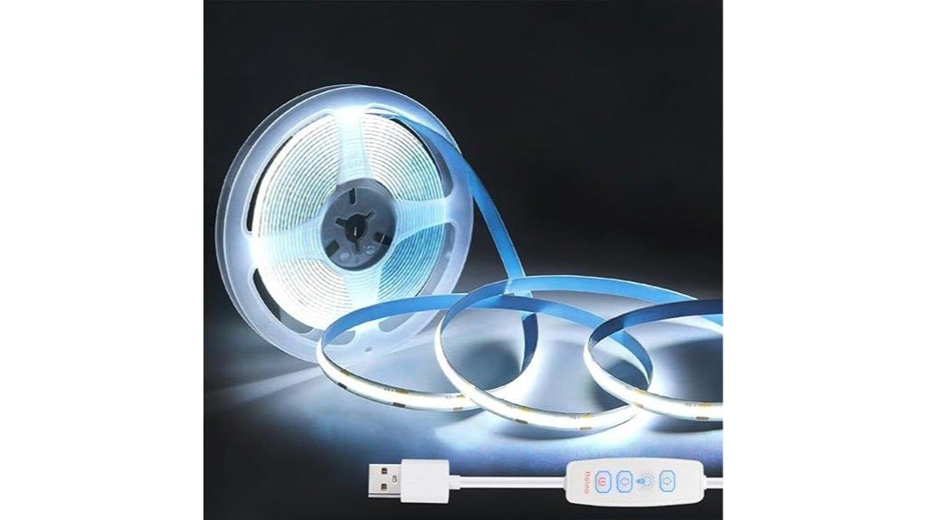 white cob led strip