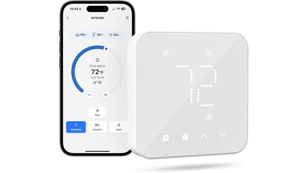 wifi voice controlled smart thermostat