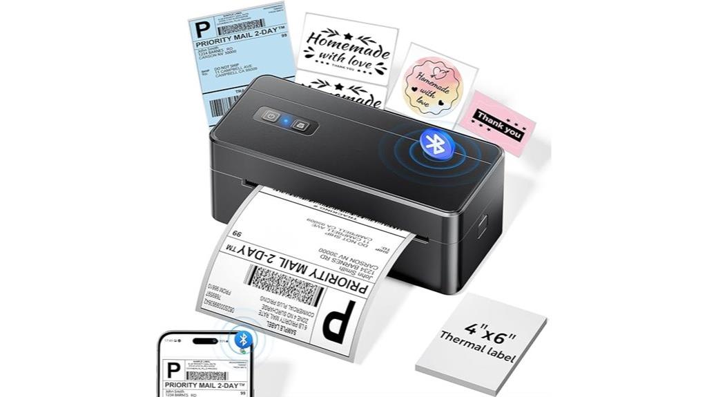 wireless bluetooth label printer