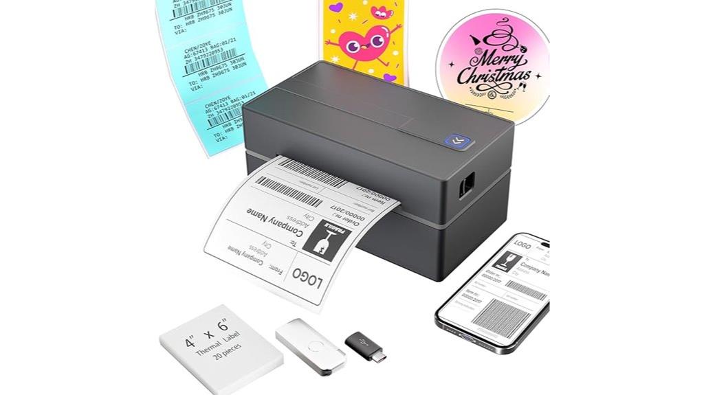 wireless bluetooth label printer