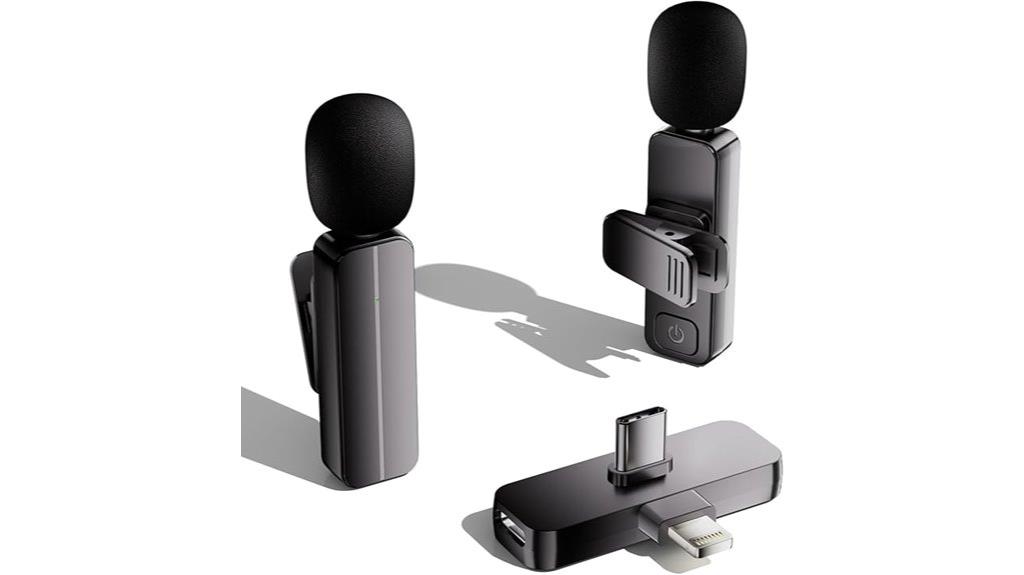 wireless lavalier microphones pack