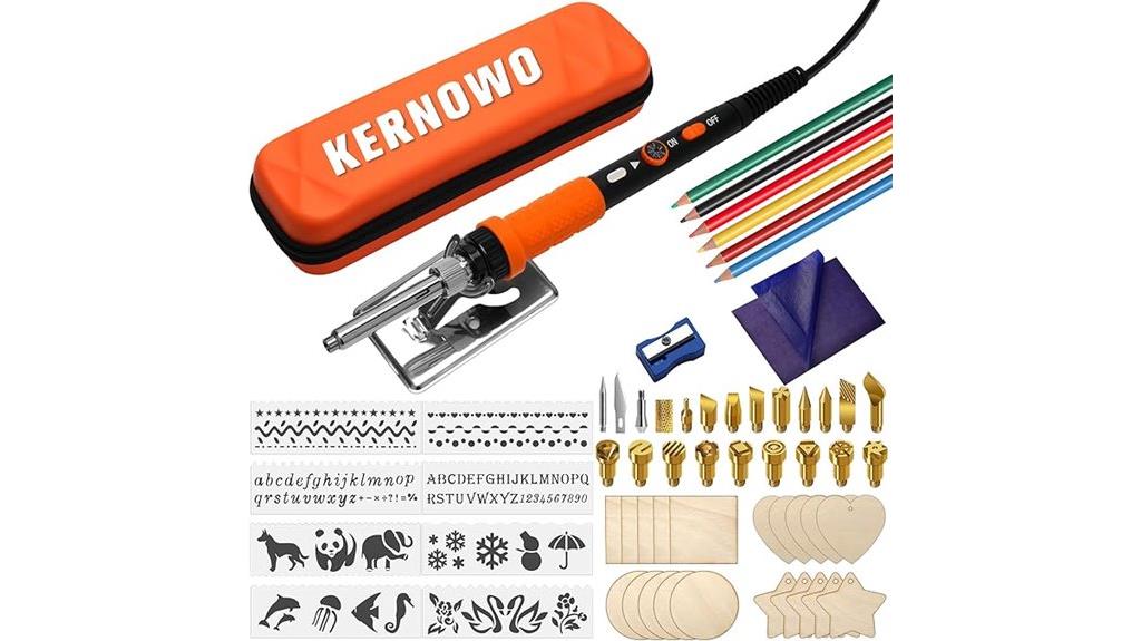 wood burning kit 76 pieces