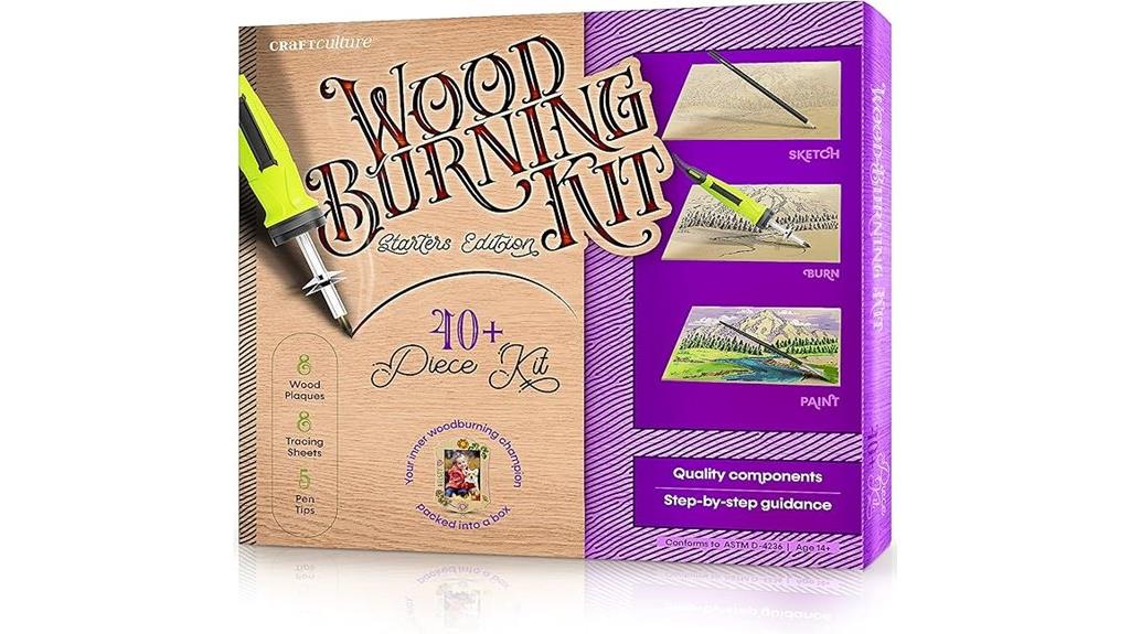 wood burning kit for youth