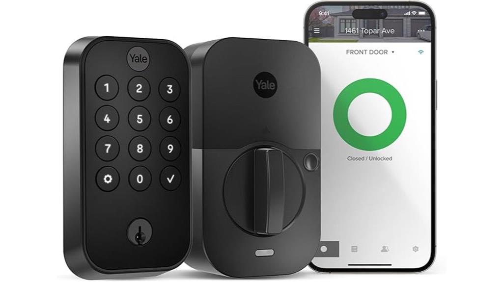yale wi fi keypad lock