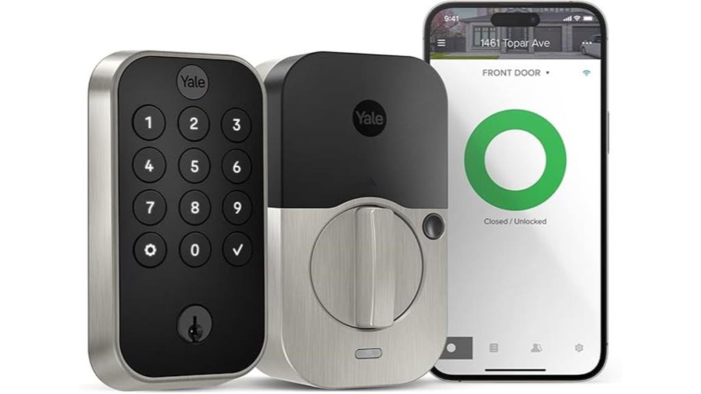 yale wi fi keypad lock