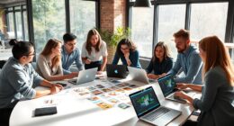 assembling editing and thumbnails team