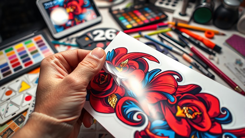 create durable high quality stickers