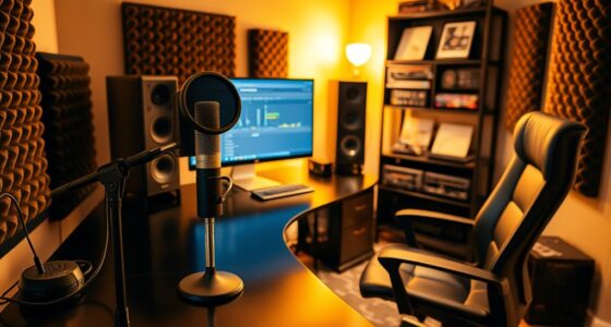 home studio voiceover setup