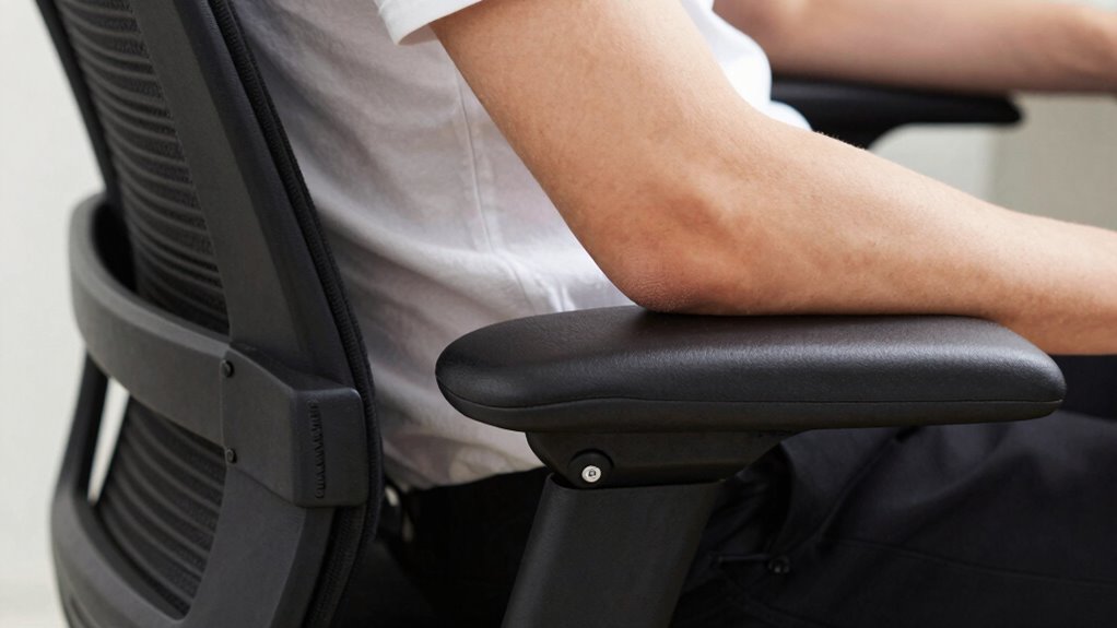 adjust armrest height properly