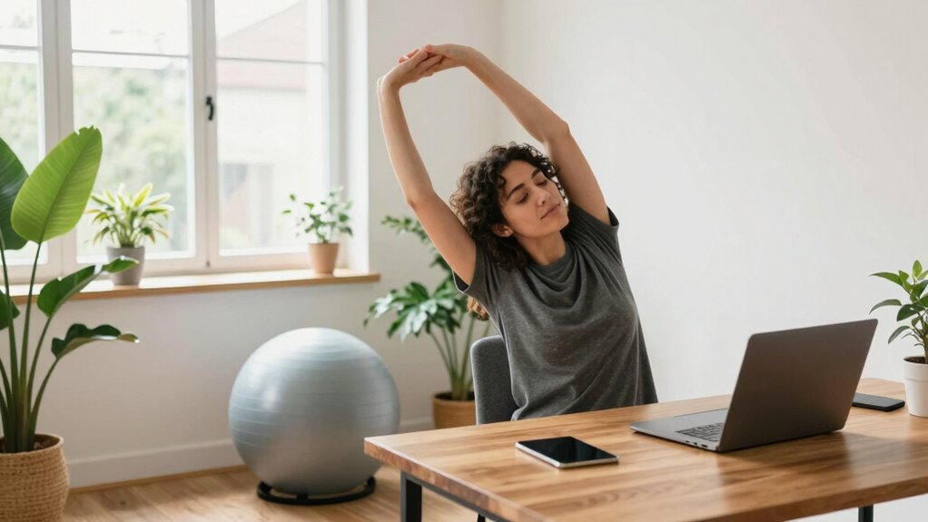 desk exercises enhance circulation