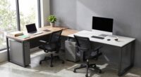 desk shape efficiency comparison