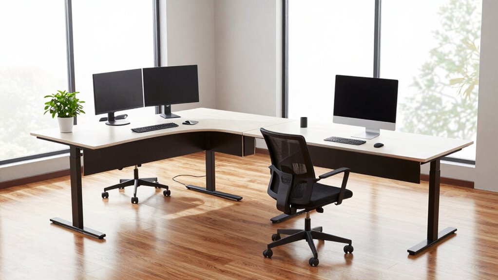 desk shape impacts functionality