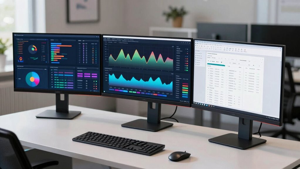 enhanced productivity with curved monitors