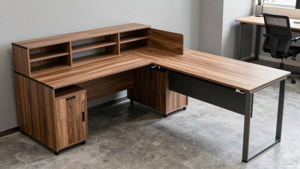 flexible customizable desk options