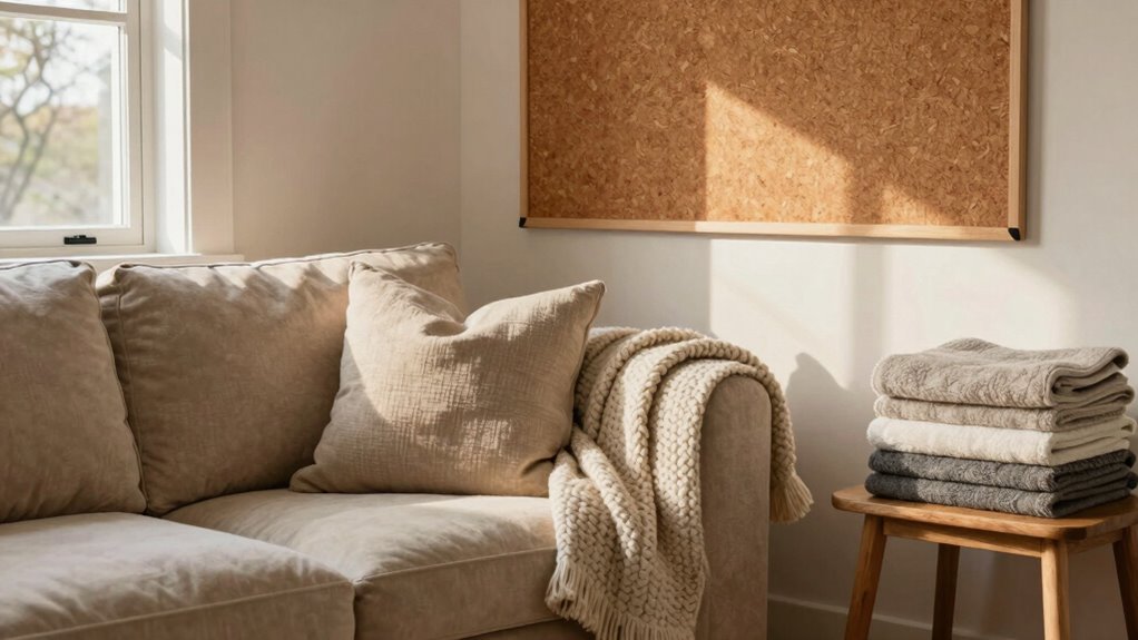 household items for sound absorption