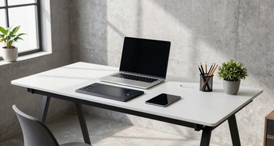 ideal creator desk size