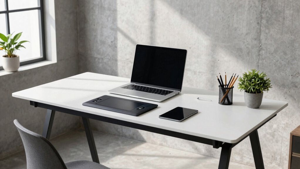 ideal creator desk size