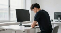 incorrect standing desk height