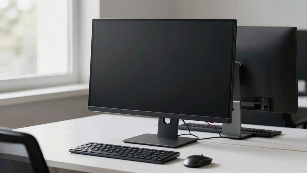 monitor at eye level