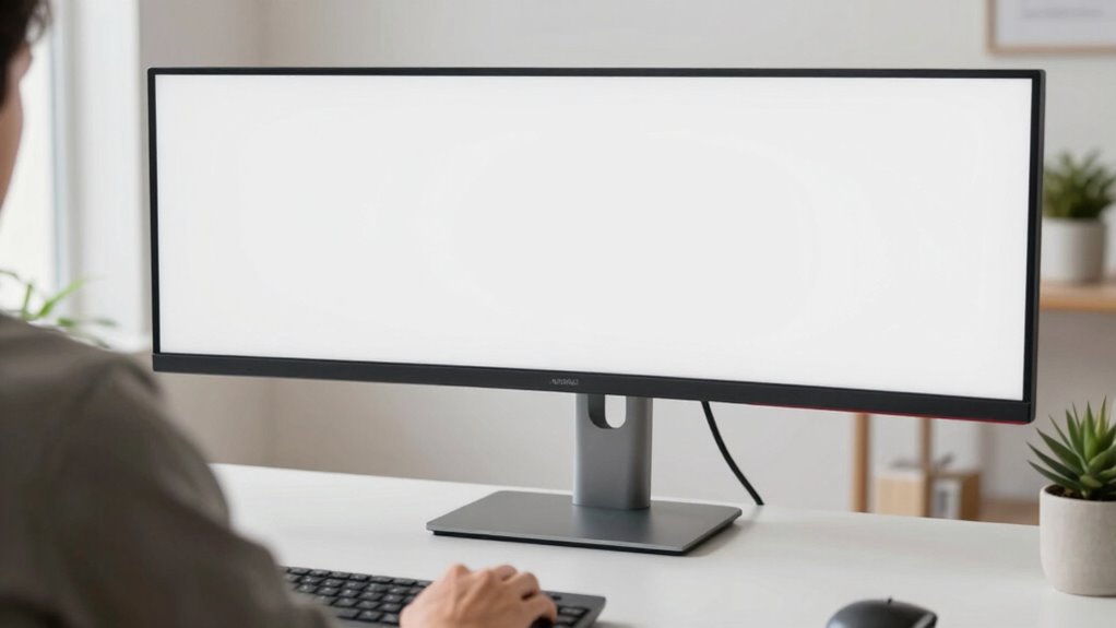 monitor at eye level