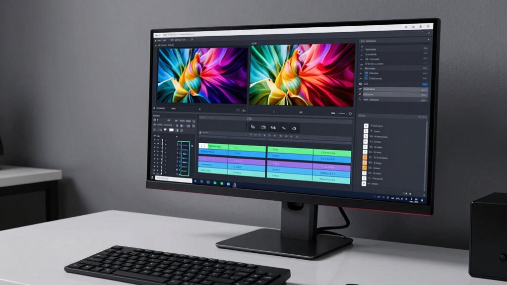 monitor connection and calibration