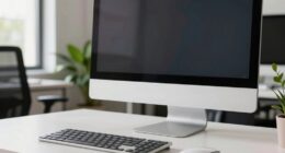 monitor height improves ergonomics