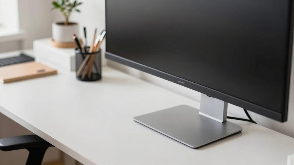 monitor setup eye comfort