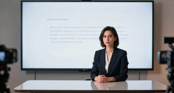 overusing teleprompter scripts